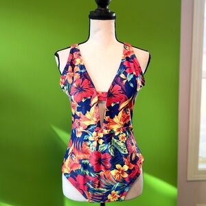 Floral One-Piece Swimsuit